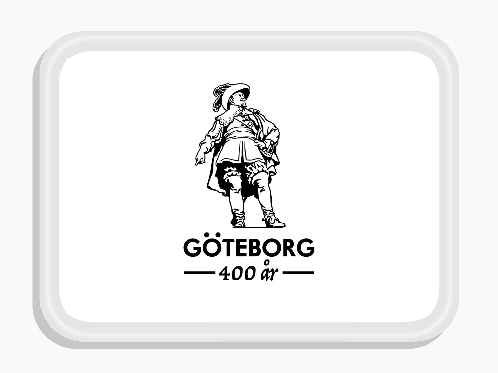 Göteborgs Gustav II Adolf bricka.
